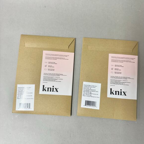 Knix Essential No-Show Bikini Set of 2 Pistachio & Tidepool Size Medium‎ NWT - Picture 7 of 16